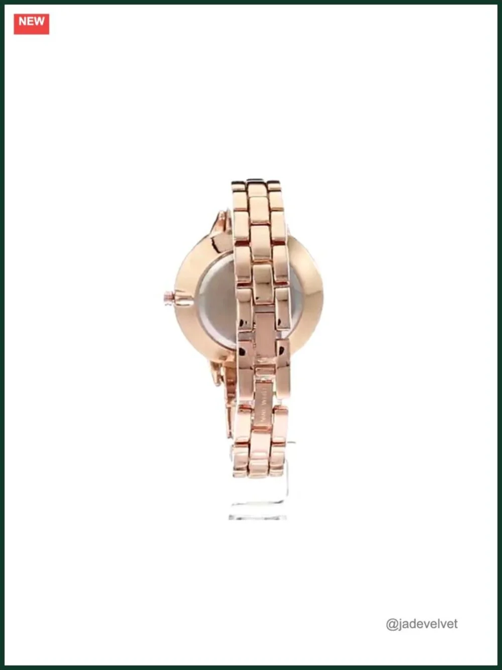 Nine West Rose Gold Bracelet Watch Japanese Quartz Floral Dial